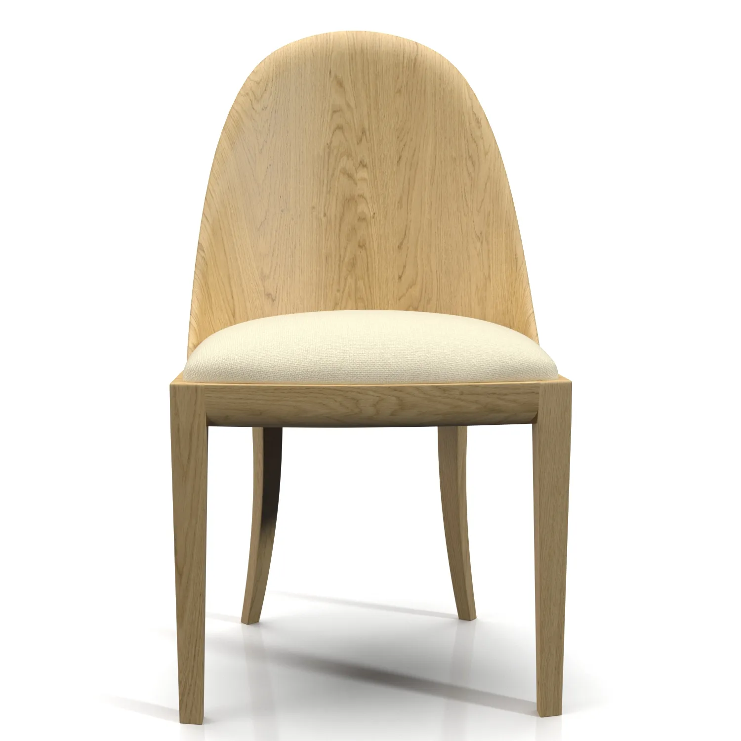 Theatre Chair And Oval Table 3D Model_04